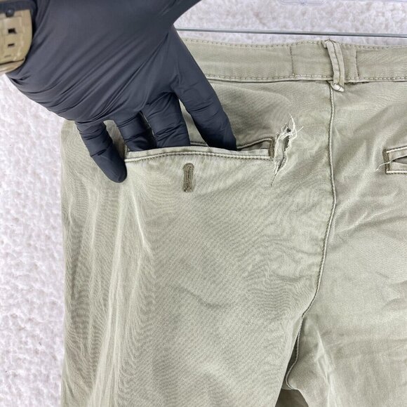 Anthropologie Tan‎ Chino Relaxed Straight Leg Pants Womens Casual Size 28 - Picture 14 of 16